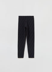 Ovs Leggings With Printed Lettering
