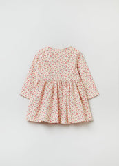 Ovs Baby Girl Corduroy Dress With Ditsy Floral Print