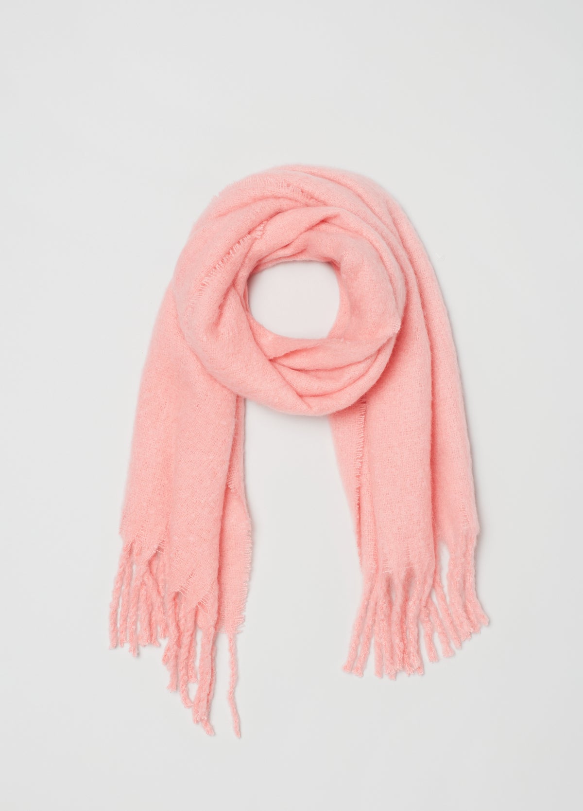 Ovs Scarf With Fringing