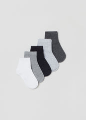 Ovs Five-Pair Pack Short Stretch Socks