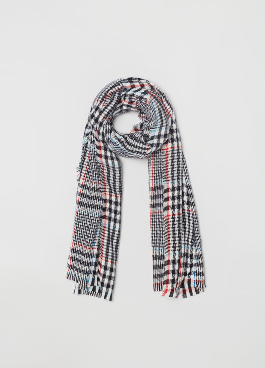 OVS Womens Prince Of Wales Check Scarf