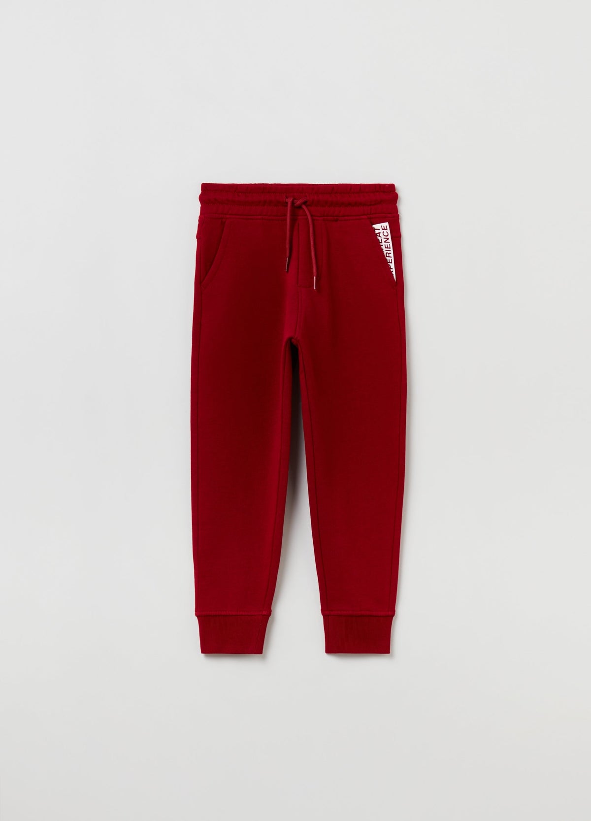 OVS Boys Fleece Joggers With Drawstring And Print