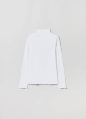 OVS Girls Shirred Edged Turtleneck