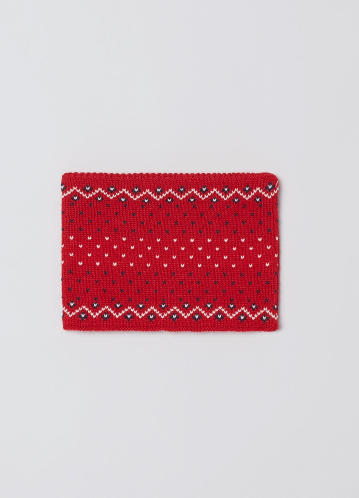 Ovs Neck Warmer With Jacquard Design