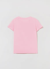 Ovs Girls Cotton T-Shirt With Crew Neck