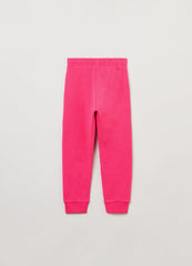 Ovs Girls Plush Joggers With Embossed Seams