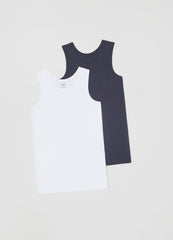 OVS Boys Two-Pack Vests In Cotton
