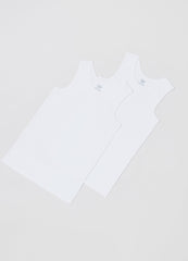 OVS Boys Two-Pack Racer Back Vests With Round Neck