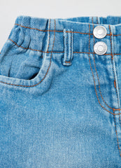 Ovs Baby Girl Baggy-Fit Jeans In Cotton