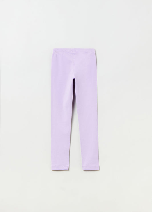 Ovs Kids Girl Solid Colour Stretch Leggings