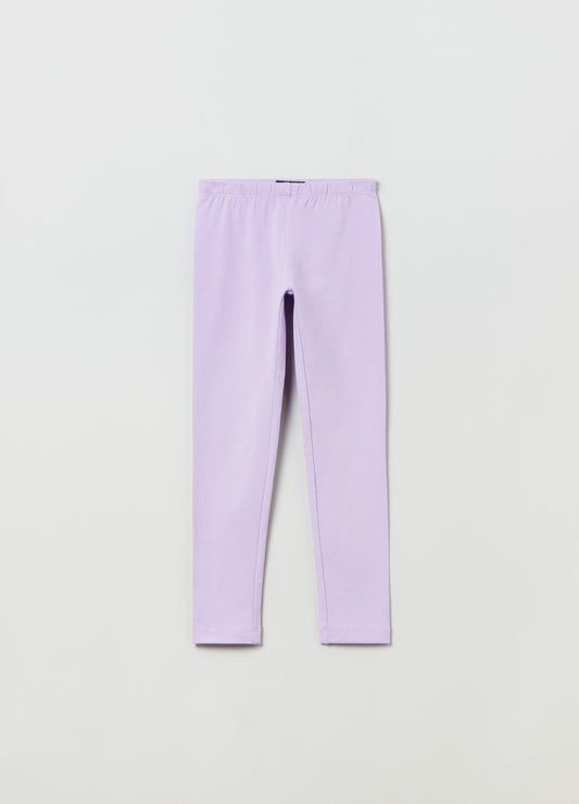 Ovs Kids Girl Solid Colour Stretch Leggings