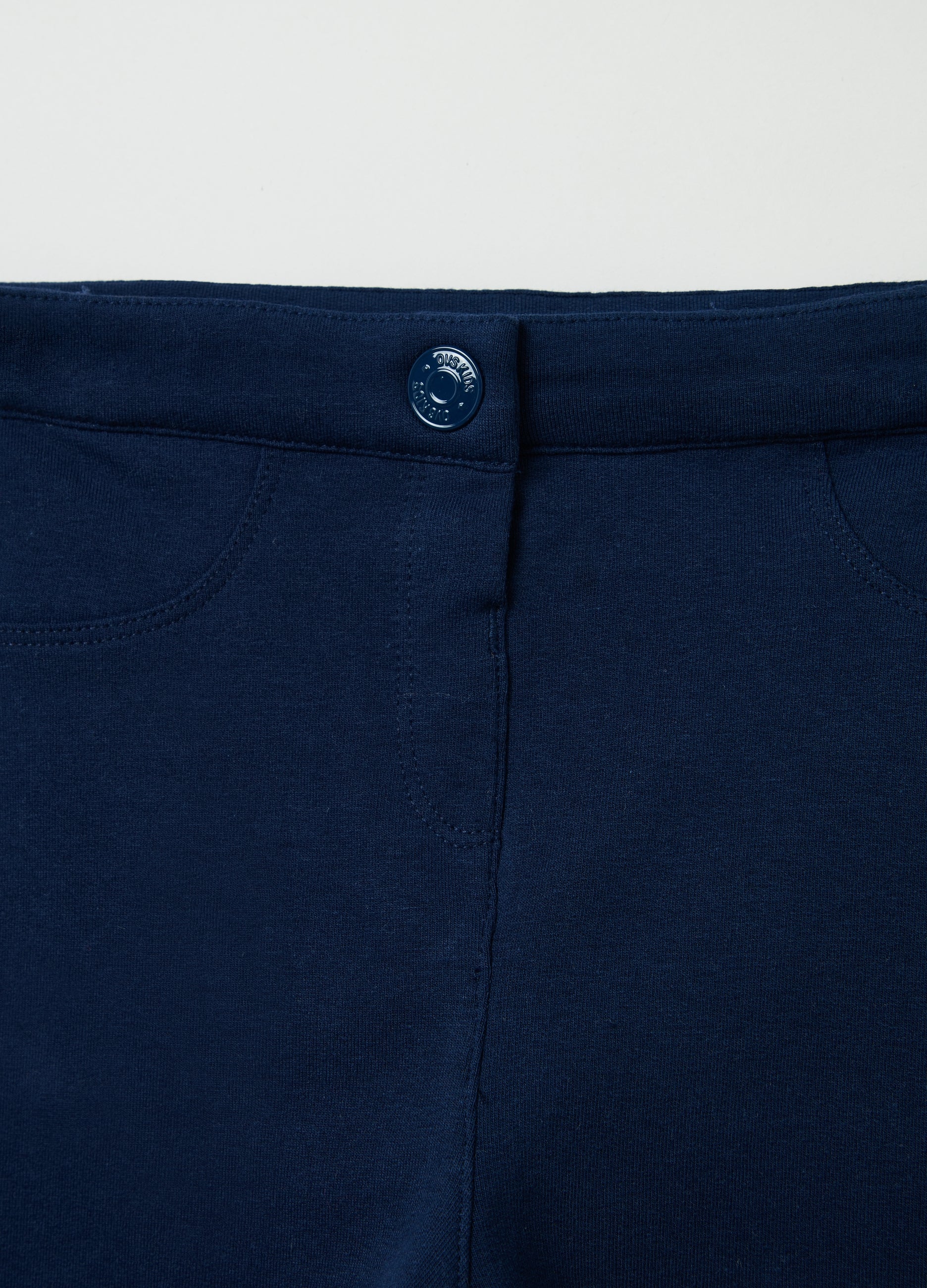 Ovs Kids Girl Solid Colour Treggings With Pockets