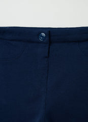 Ovs Kids Girl Solid Colour Treggings With Pockets