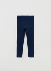 Ovs Kids Girl Solid Colour Treggings With Pockets