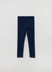 Ovs Kids Girl Solid Colour Treggings With Pockets