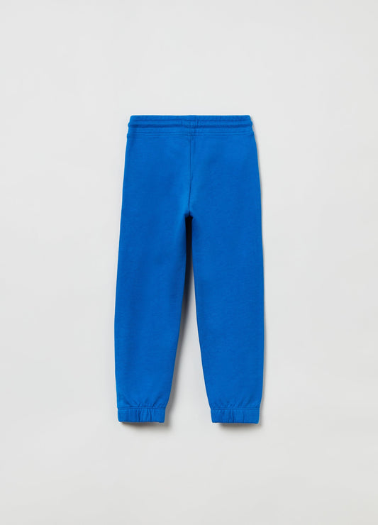 OVS Kids Boy Plush Joggers With Drawstring