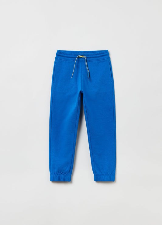 OVS Kids Boy Plush Joggers With Drawstring