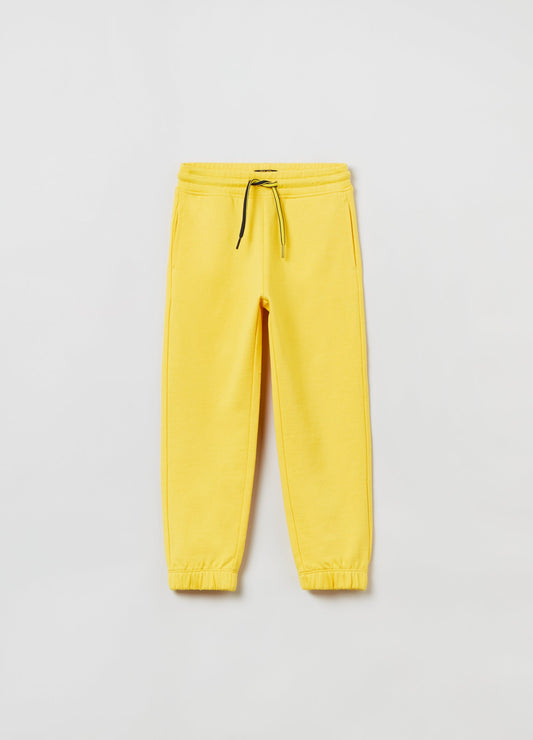 OVS Kids Boy Plush Joggers With Drawstring