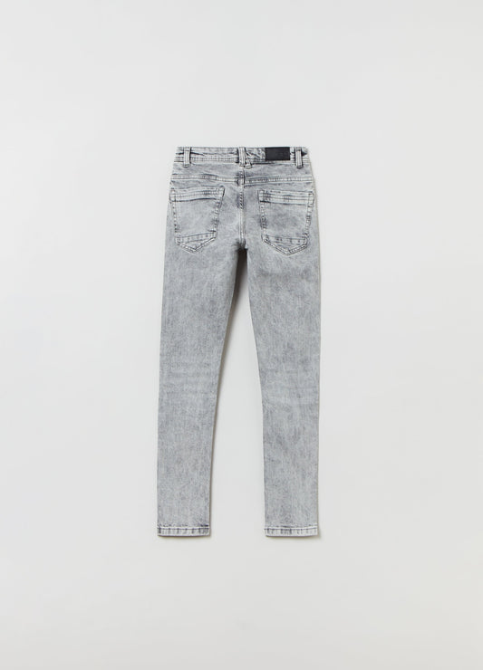 Ovs Kids Boy Acid Wash, Slim-Fit Jeans