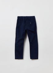 Ovs Kids Boy Cotton And Lyocell Trousers Shorts With Drawstring