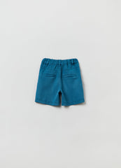 Ovs Kids Boy Lyocell And Linen Shorts With Pockets