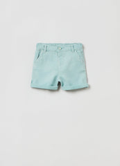 Ovs Kids Boy Lyocell And Linen Shorts With Pockets