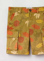 Ovs Kids Boy Grand&Hills Bermuda Cargo Shirts With Print