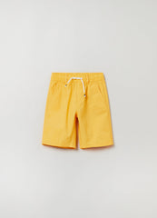 Ovs Kids Boy Cotton Bermuda Shorts With Drawstring