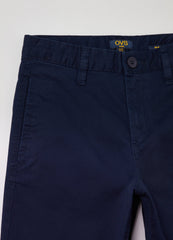 Ovs Kids Boy Solid Colour Chino Bermuda Shorts In Twill