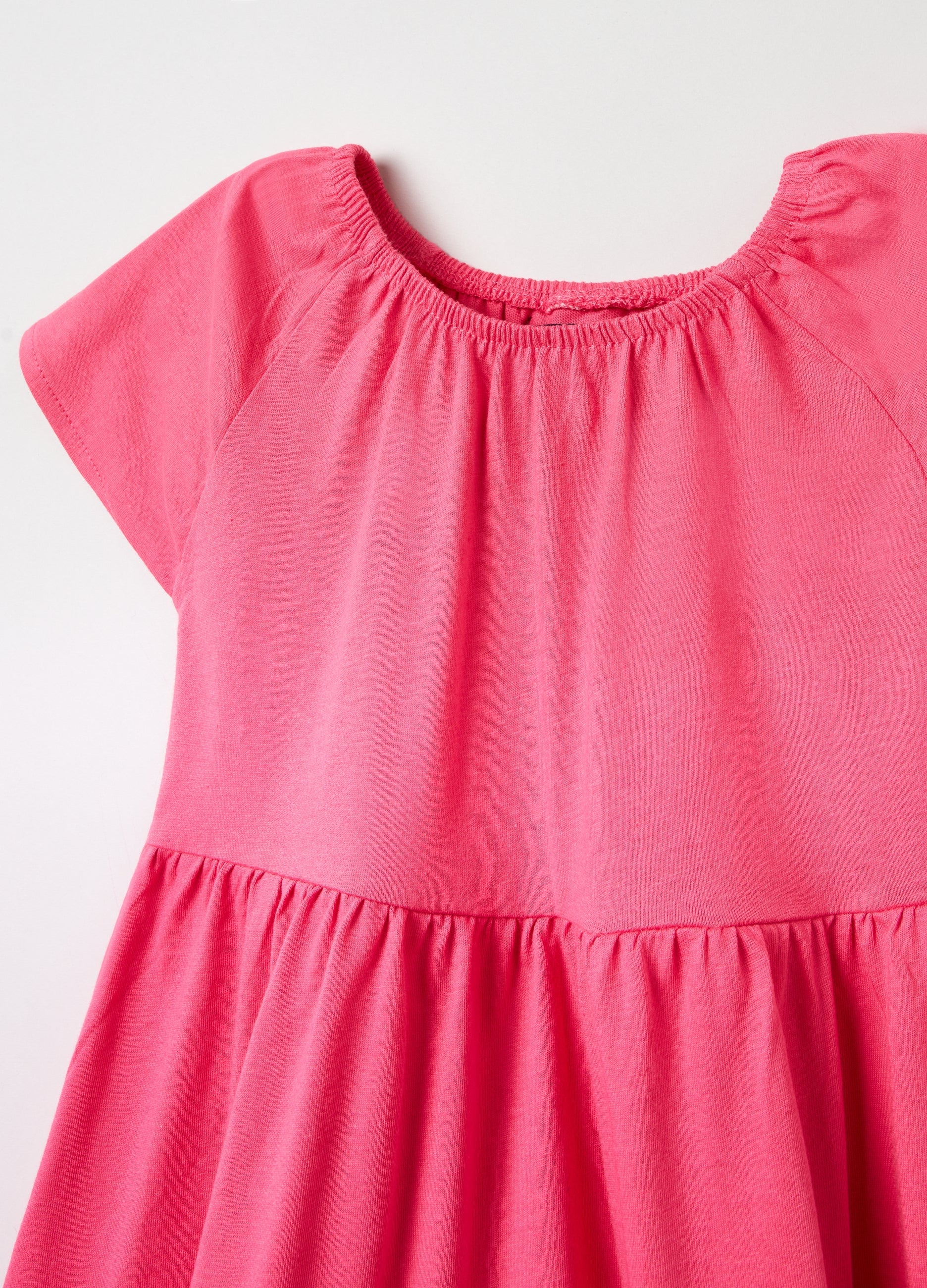 Ovs Kids Girl Short-Sleeved Tiered Dress