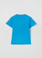 Ovs Kids Boy Cotton T-Shirt With Lettering Print