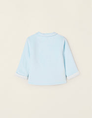 Zippy Newborn Boys Velour Jacket With Cotton Lining
