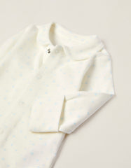 Zippy Newborn Boys 'Star&Crown' Cotton Bodysuit With Integrated Glove