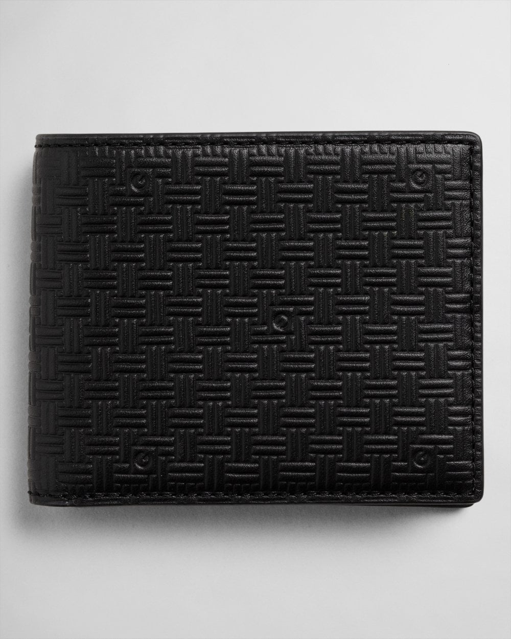 Gant Leather Signature Weave Wallet