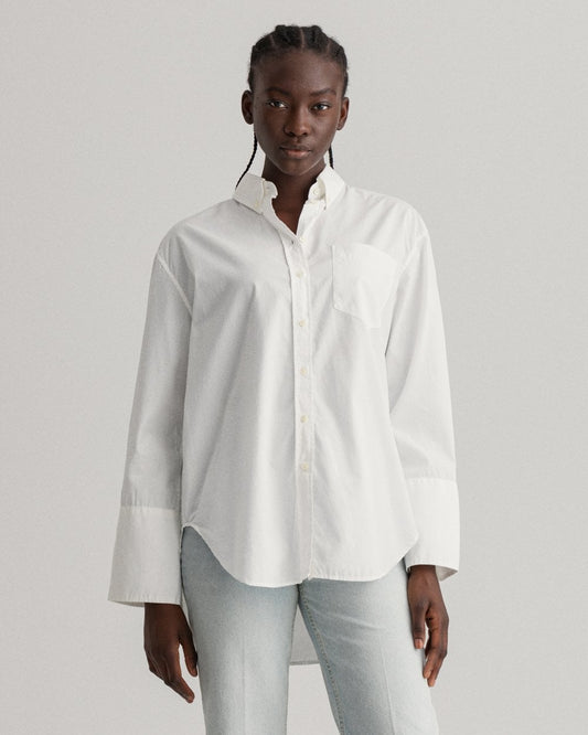 Gant Relaxed Fit Wide Cuff Shirt