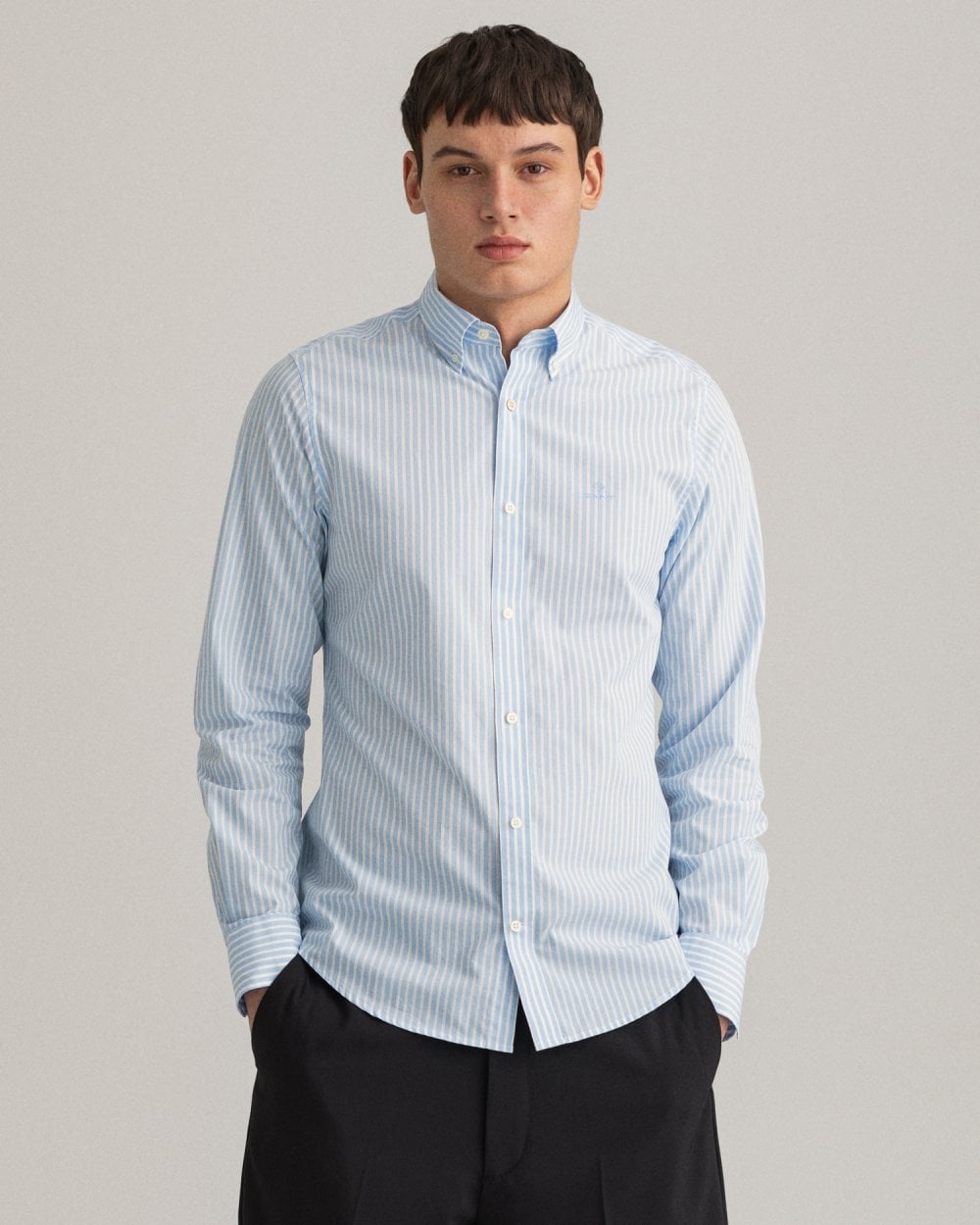 Gant Slim Fit Stripe Broadcloth Shirt