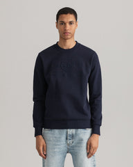 Gant Tonal Shield Crew Neck Sweatshirt