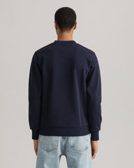 Gant Tonal Shield Crew Neck Sweatshirt