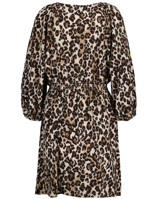 Gant D2. Leopard Boat Neck Dress