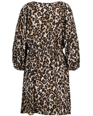Gant D2. Leopard Boat Neck Dress
