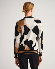 GANT Leopard Intarsia Crew Neck Sweater