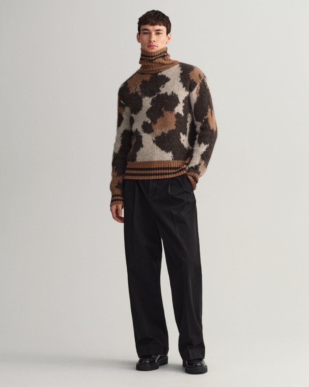 Gant Leopard Rollneck Sweater