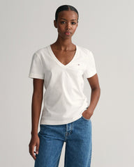 Gant Shield V-Neck T-Shirt