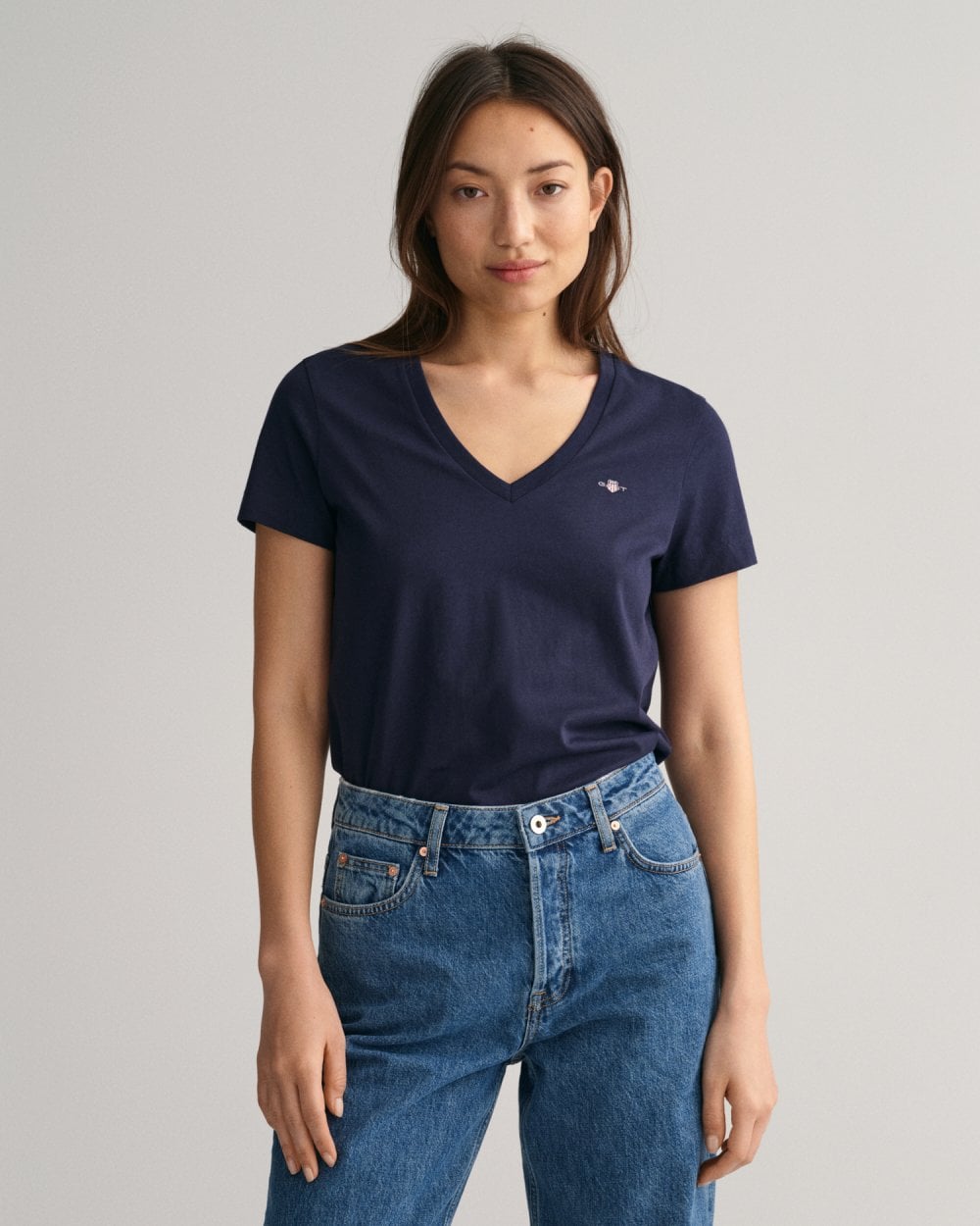 Gant Shield V-Neck T-Shirt