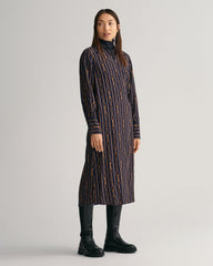 GANT Regular Fit Rope Stripe Wrap Dress