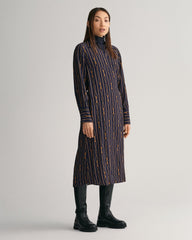 GANT Regular Fit Rope Stripe Wrap Dress
