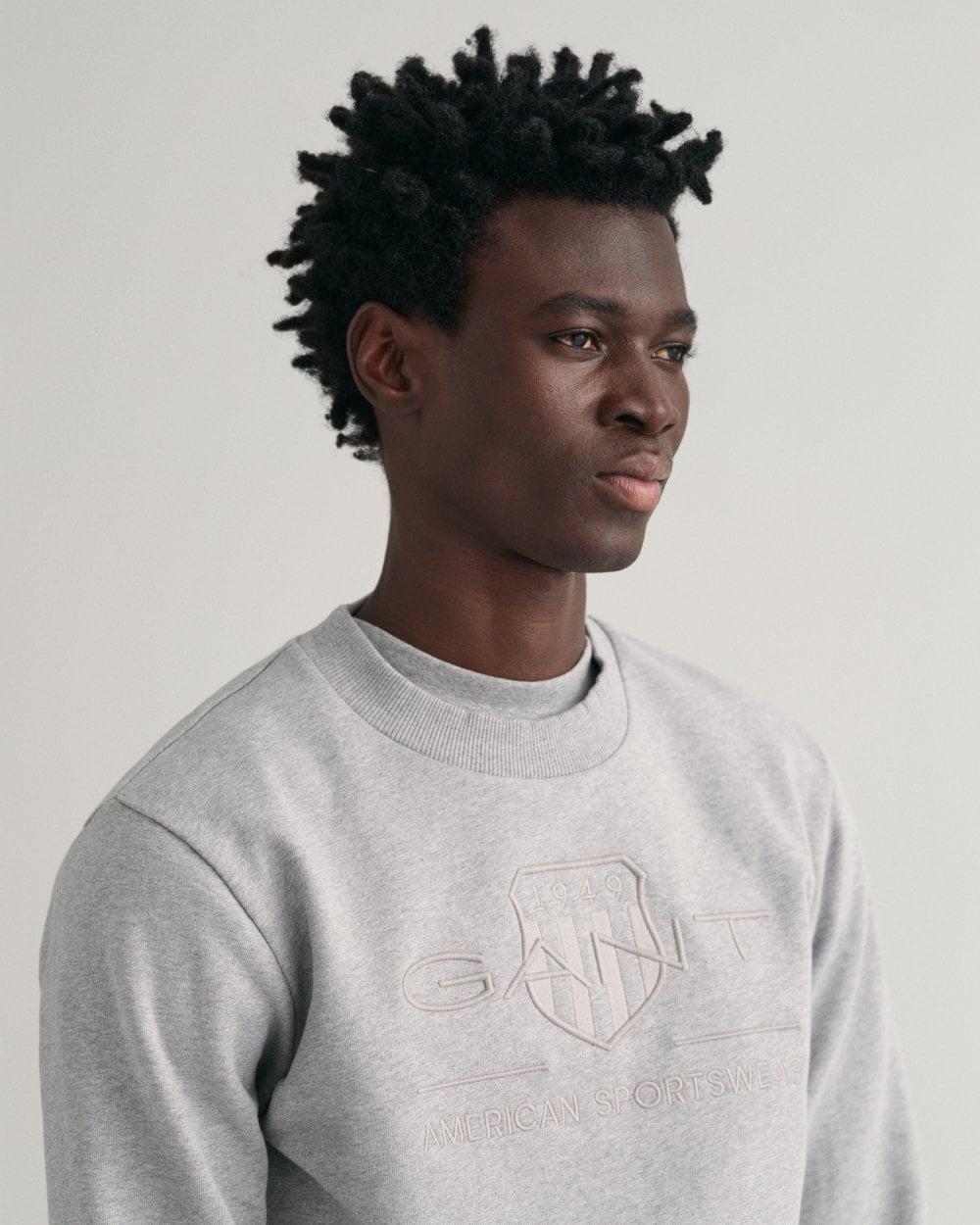 Gant Tonal Shield Crew Neck Sweatshirt
