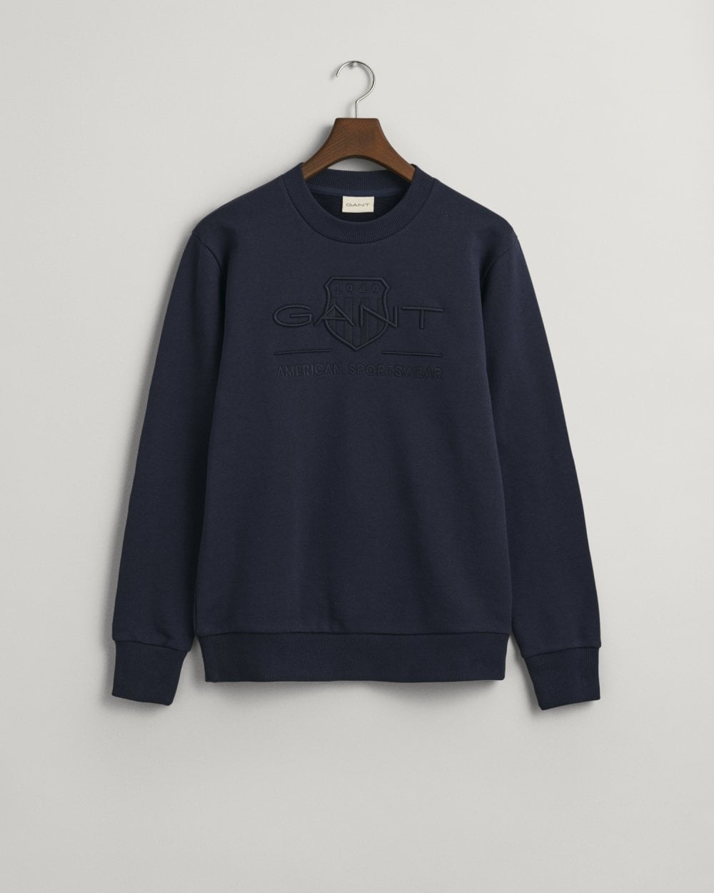 Gant Tonal Shield Crew Neck Sweatshirt