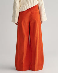 GANT High-Waisted Wide Leg Corduroy Pants