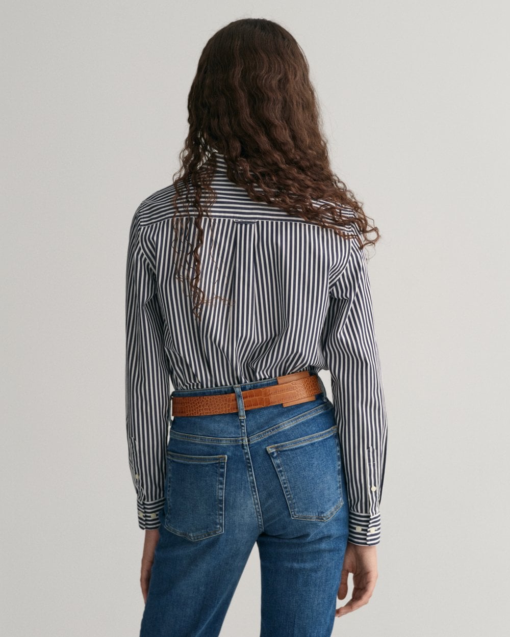 Gant Regular Fit Striped Poplin Shirt